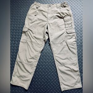 5.11 Tactical Pants - Mens 36Wx30L Tan Ripstop Pants